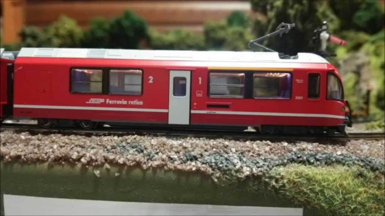 KATO N scale Rhätische Bahn ABe8/12 