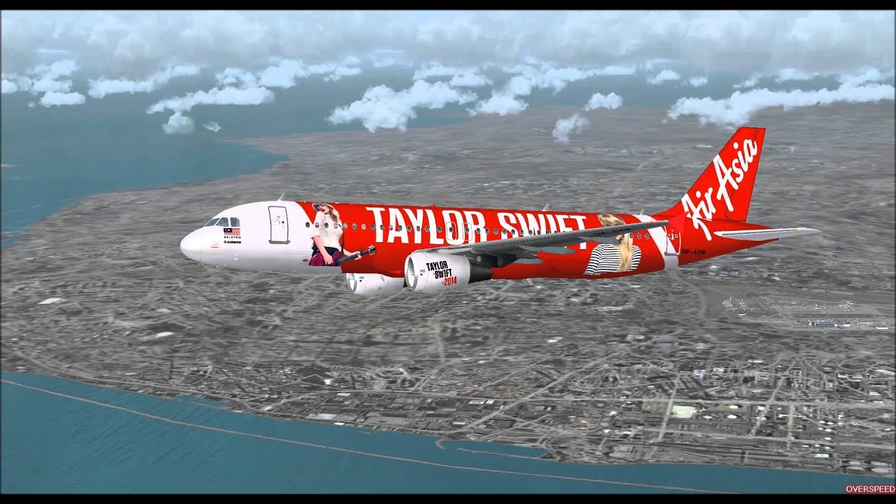 AIRBUS A320 200 AIR ASIA LIVERY TAYLOR SWIFT TAKE OFF FROM LISBOA