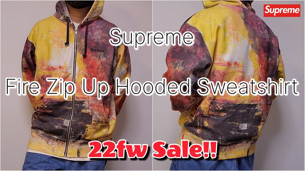 Supreme Fire Zip Up Hooded Sweatshirt 22fw Sale!! シュプリーム