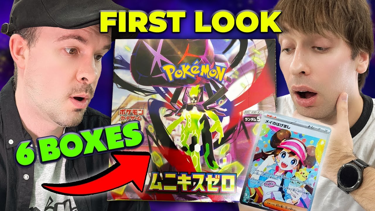 I Opened 6 Boxes of the NEW Pokémon Card Set Munikis Zero