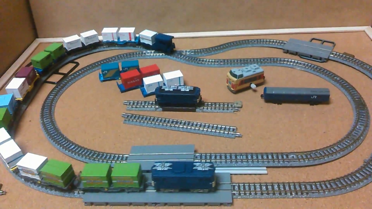 B203 卓上 エンドレス 単線 ミニ レイアウト tomix スーパーミニカーブ