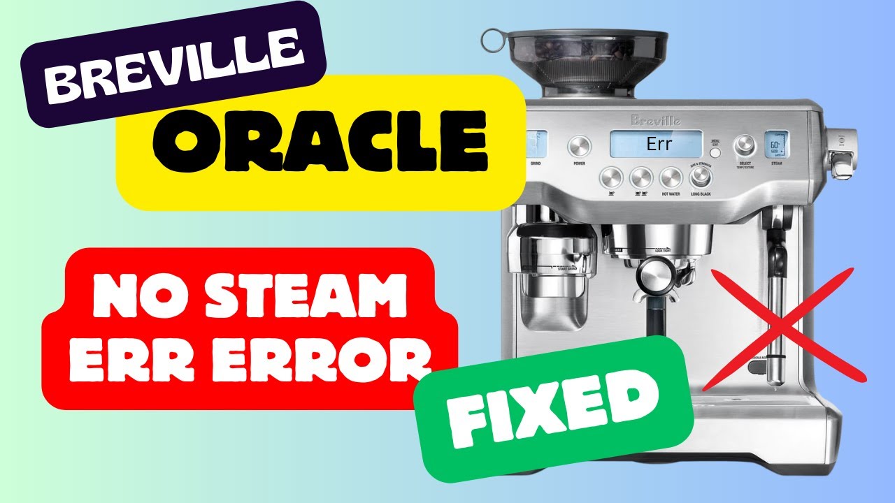 How to Repair the Breville Oracle BES980 'Err' Error - YouTube