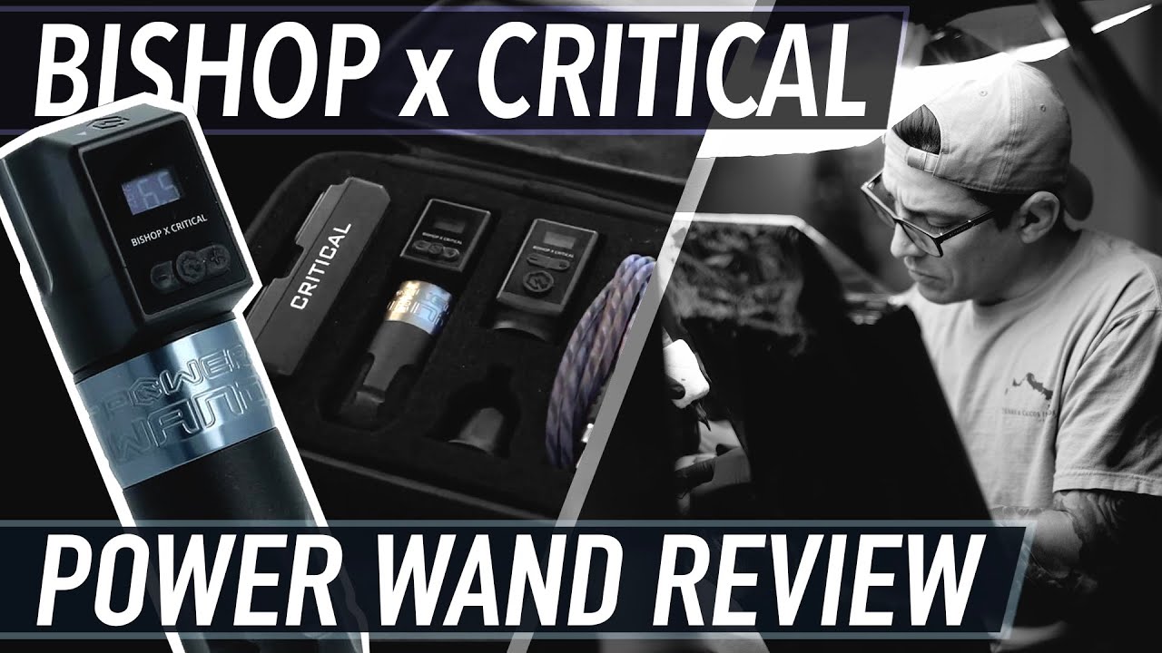 BISHOP x CRITICAL POWER WAND TATTOO MACHINE REVIEW/WAND COMPARISON