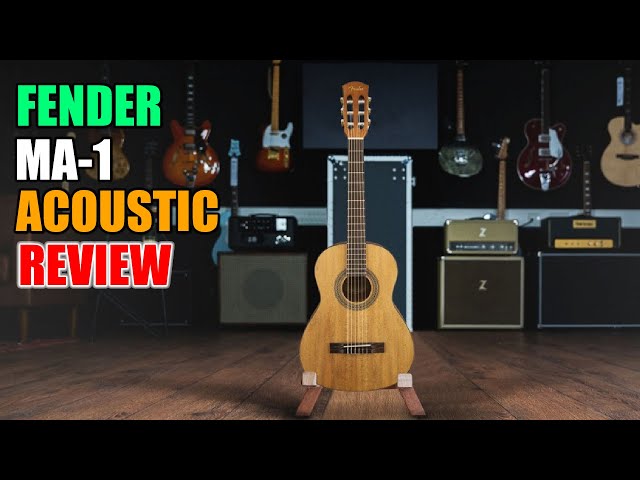 Fender MA-1: Perfect Beginner's Acoustic Guitar - YouTube