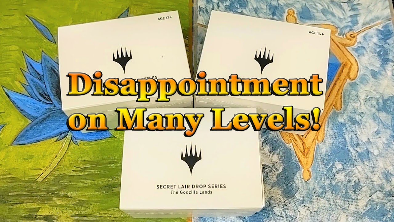 This Was Inside The Godzilla Lands Secret Lair Drop Series - YouTube