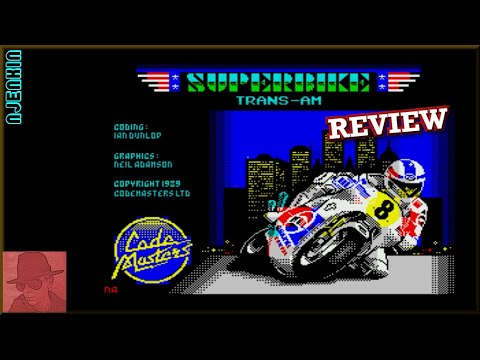 Super Bike TransAm - on the ZX Spectrum 128K !! with Commentary