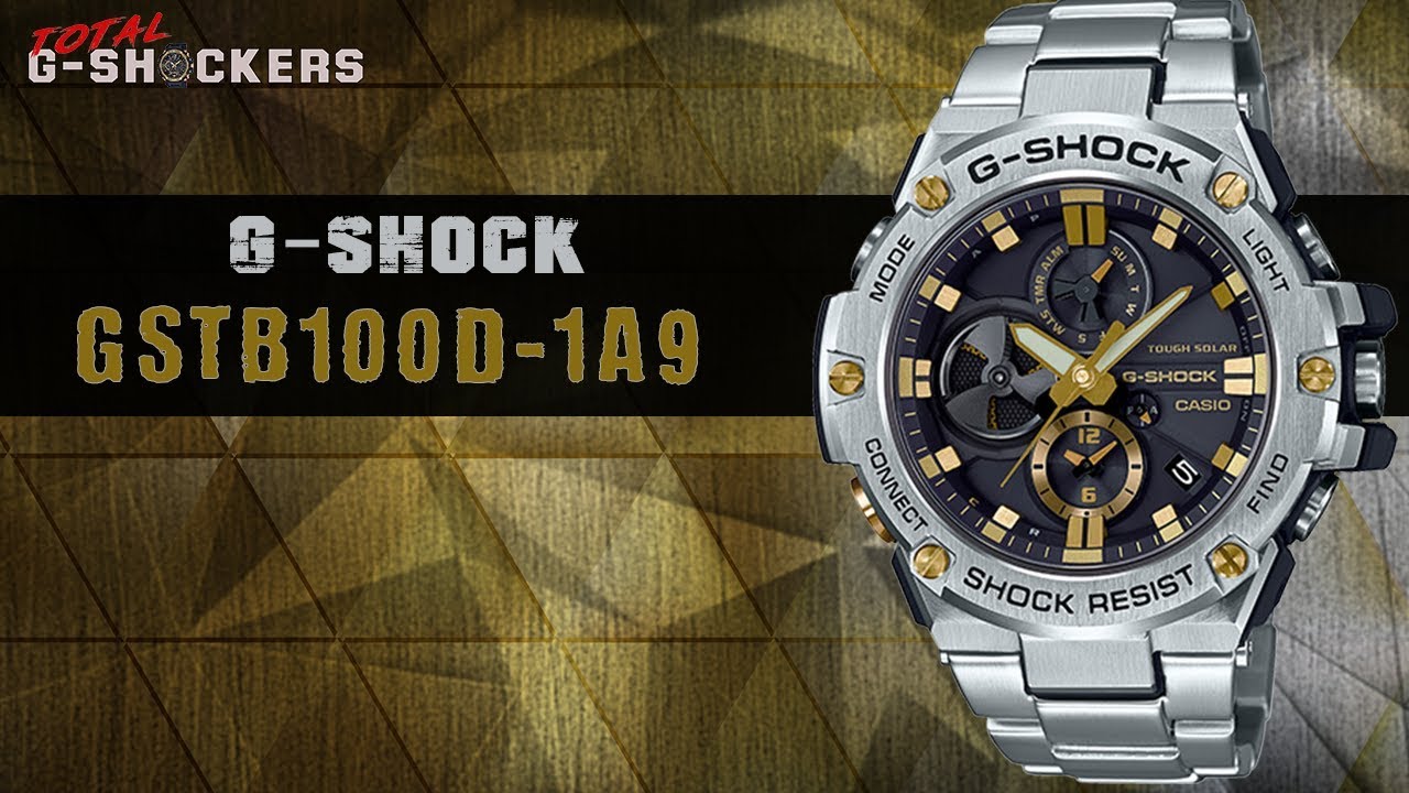 Casio G-SHOCK G-STEEL GSTB100D-1A9 | G Shock GSTB100 Stainless