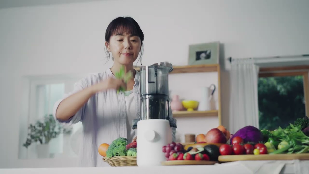 ヨドバシ.com - HUROM ヒューロム スロージューサー H400 チタングレー