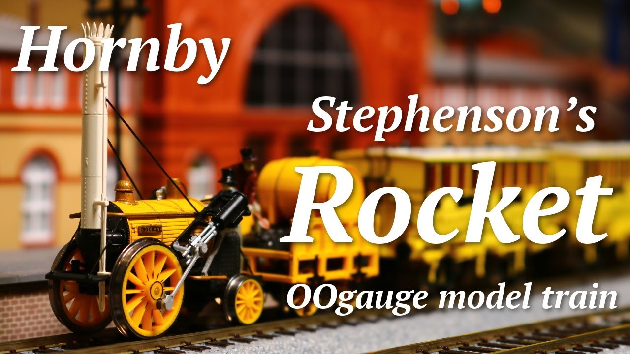 鉄道模型】世界初の旅客鉄道 ロケット号 - YouTube