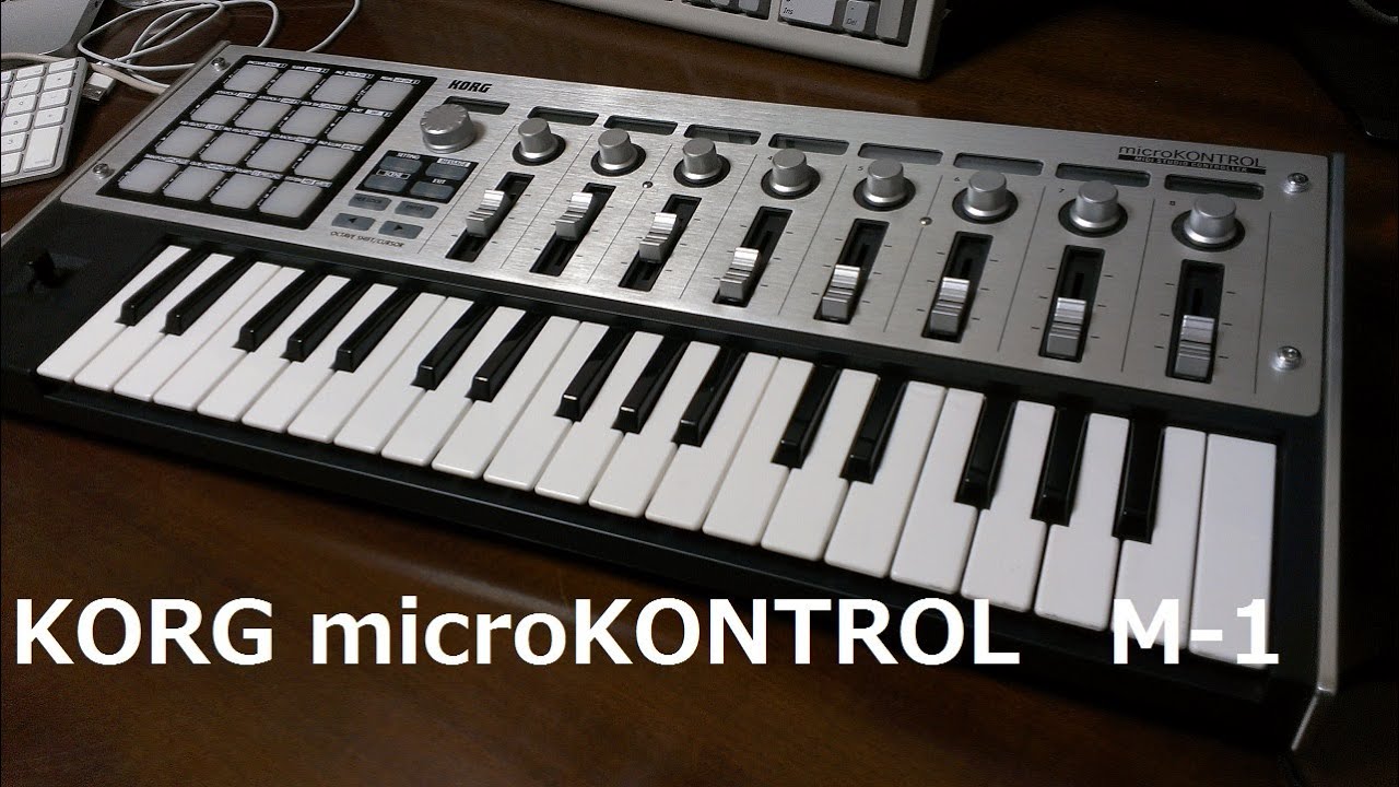 ジャンク】korg microkontorl M-1がやってきた。 - YouTube