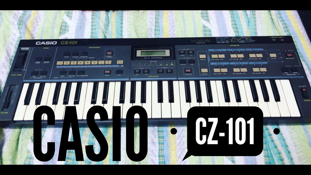 Synthesizer Disassembly Show CASIO CZ-101（Japanese and English
