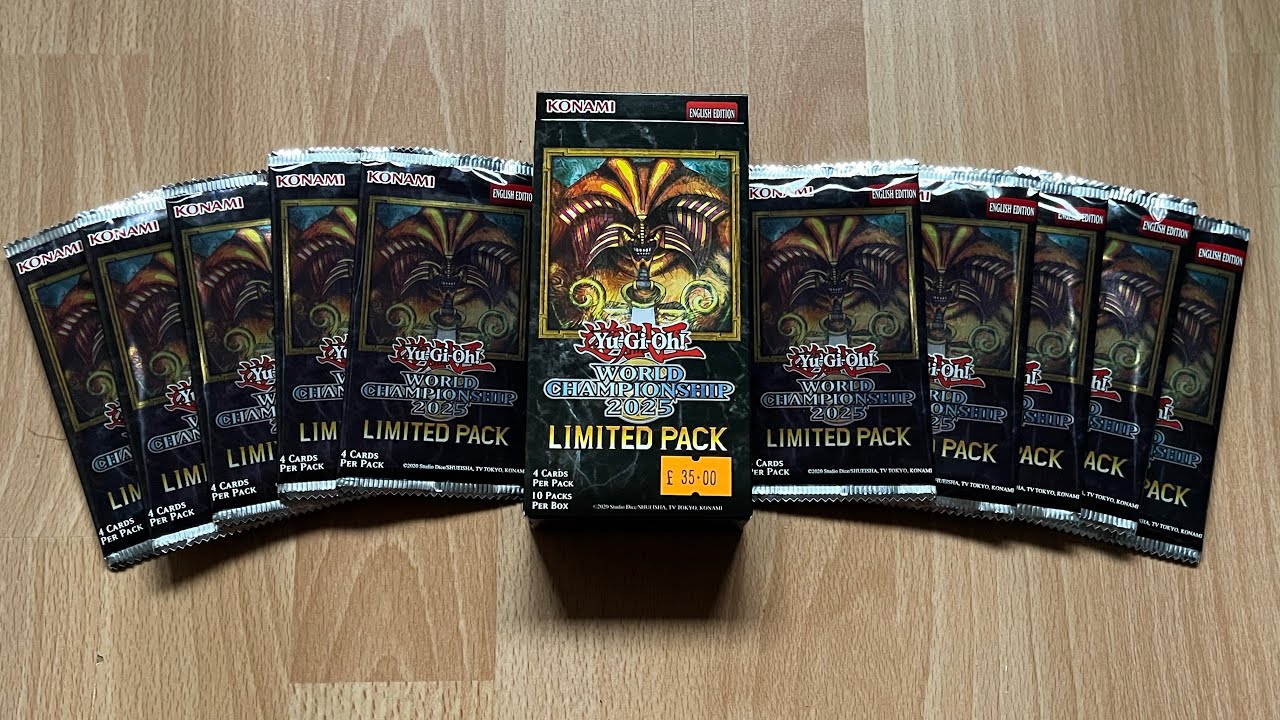 YuGiOh TCG World Championship 2025 Limited Pack Booster Box
