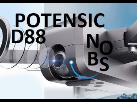 Potensic D88 NO BS SUGAR REVIEW Foldable Drone 5G WiFi FPV Drone
