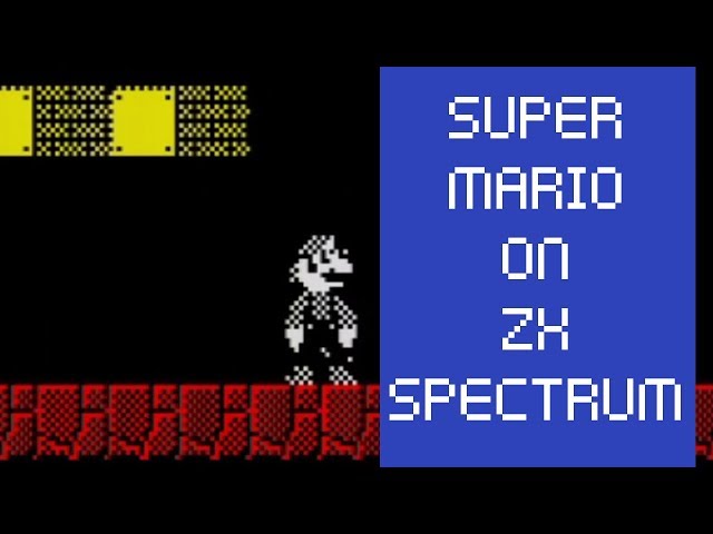SUPER MARIO BROS demo for the ZX SPECTRUM | Real ZX Spectrum