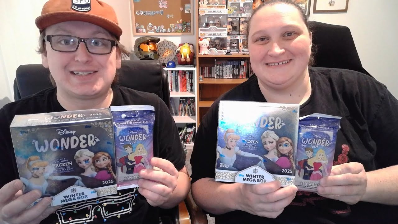 Topps Disney Wonder Winter Mega Box Opening! - YouTube