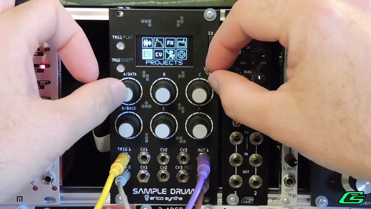 Erica Synths Sample Drum USER REVIEW Eurorack [Pt. 2/2] - YouTube