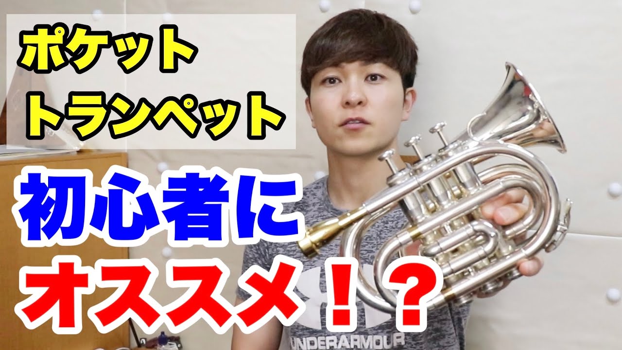 ポケットトランペット】初心者にオススメ！？解説してみた！【trumpet