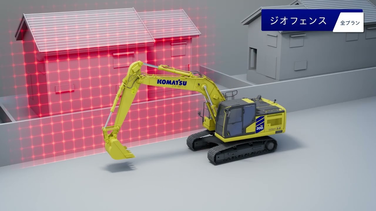 新世代油圧ショベルPC200i-12 | 3D施工を標準へ 新世代油圧ショベル