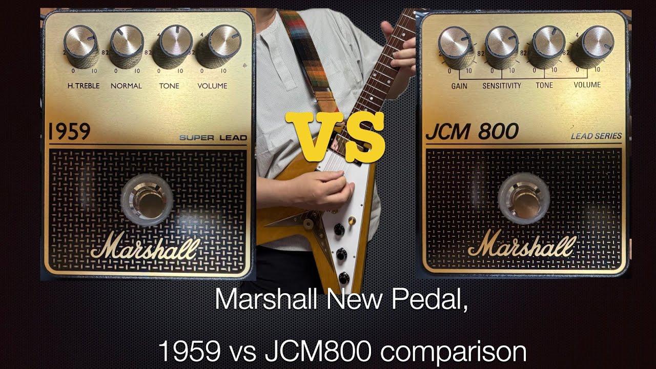 マーシャル新ペダル人気機種比較！どちらがお好み？？】Marshall New