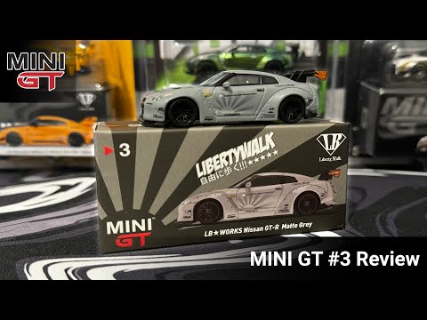 Mini GT - LB WORKS Nissan GT-R Matte Grey #3 - MGT00003 - YouTube