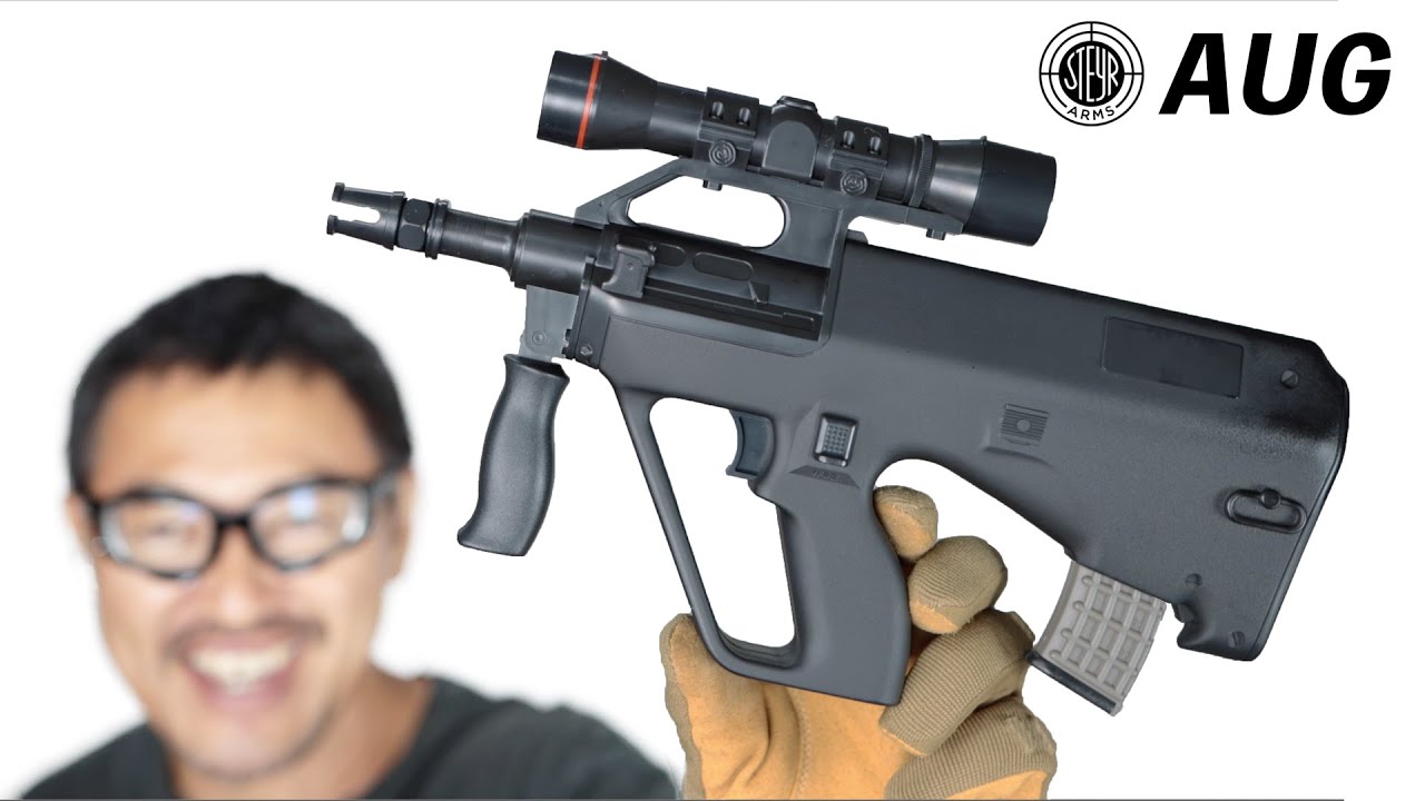 AUG ミニ電動ガン 自重落下方式で気軽に撃てる 東京マルイ エアガン