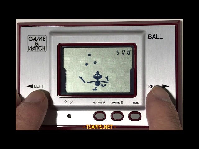 電子ゲーム】任天堂・ゲーム＆ウオッチ復刻版『ボール』を遊んでみた