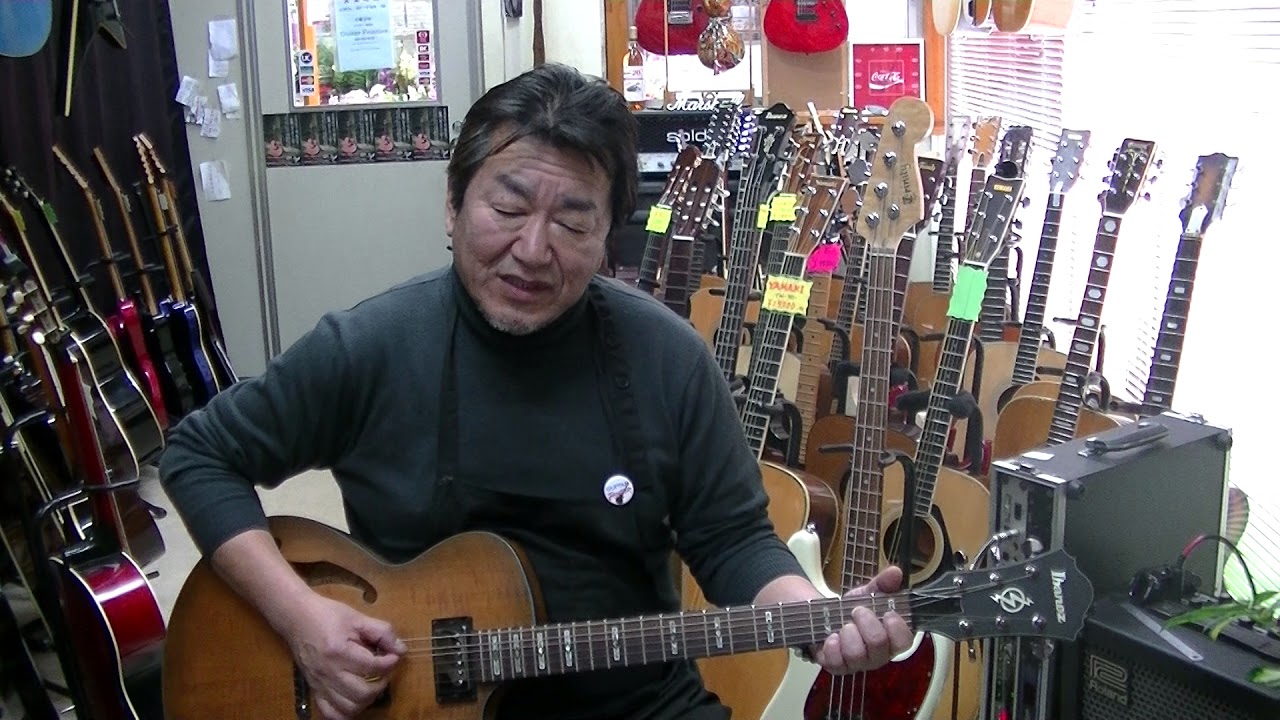 Ibanez AGS83B-ATF アイバニーズ アートコアシリーズ セミアコ - YouTube