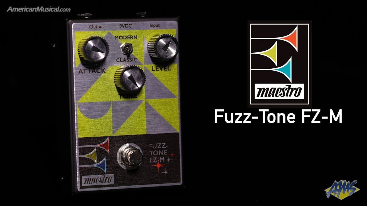 Maestro Fuzz-Tone FZ-M - AmericanMusical.com - YouTube