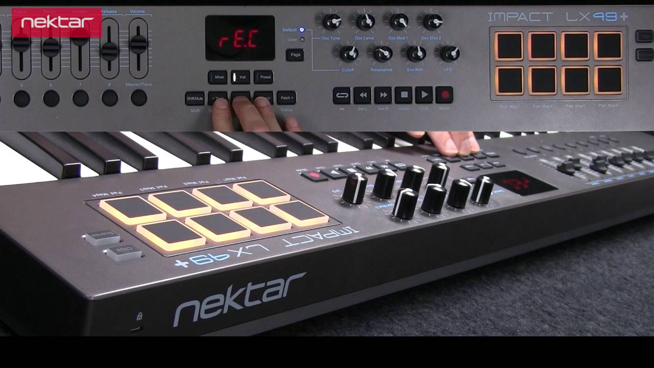 Nektar Impact LX49+ and LX61+ MIDI and DAW controller