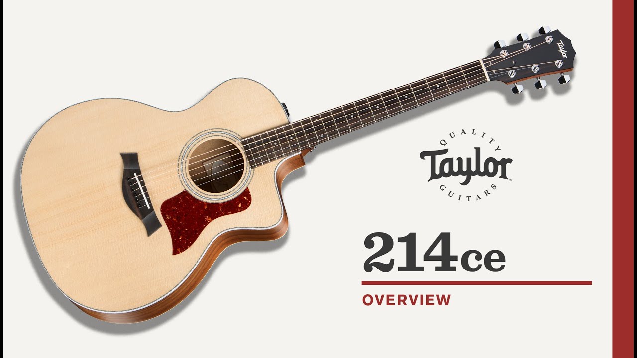 Taylor 214ce Layered Rosewood Acoustic-Electric Guitar
