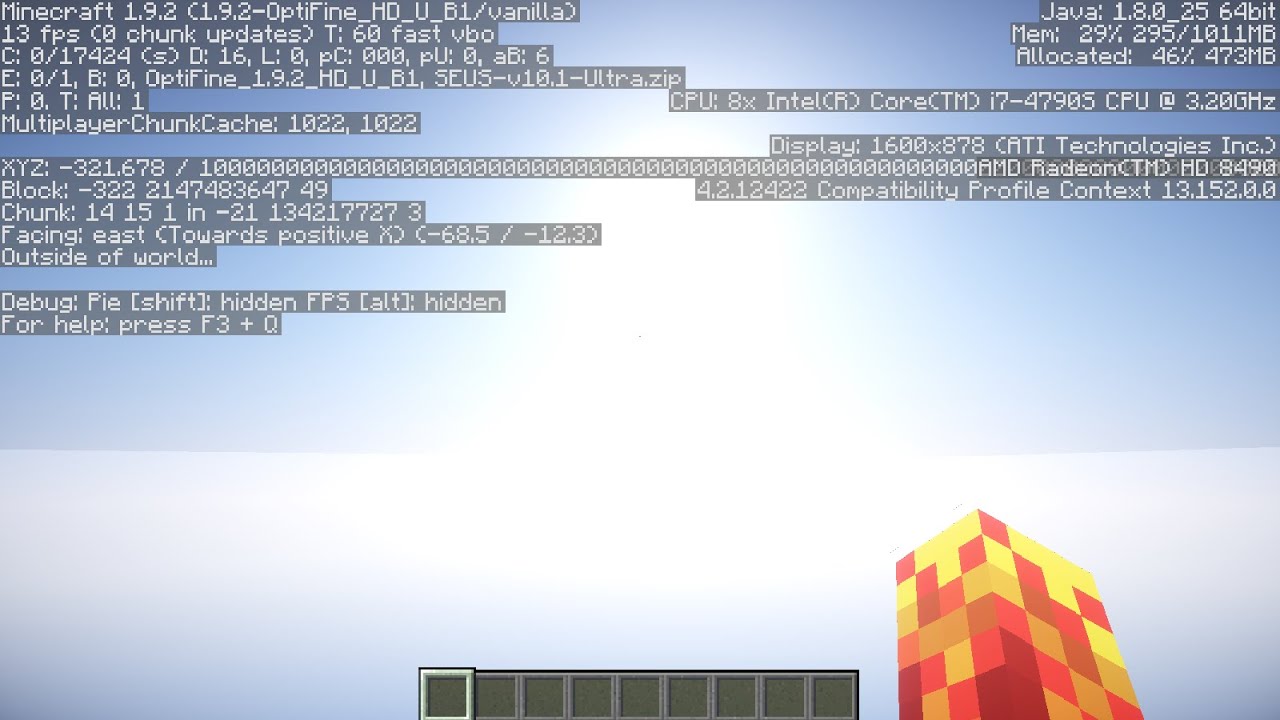 Mojang Removed y=INFINITY in Minecraft 1.9.3 pre-1 - YouTube