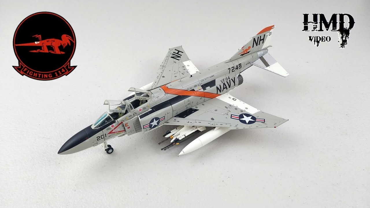 McDonnell Douglas F-4J Phantom II US Navy VF-114 Aardvarks, USS
