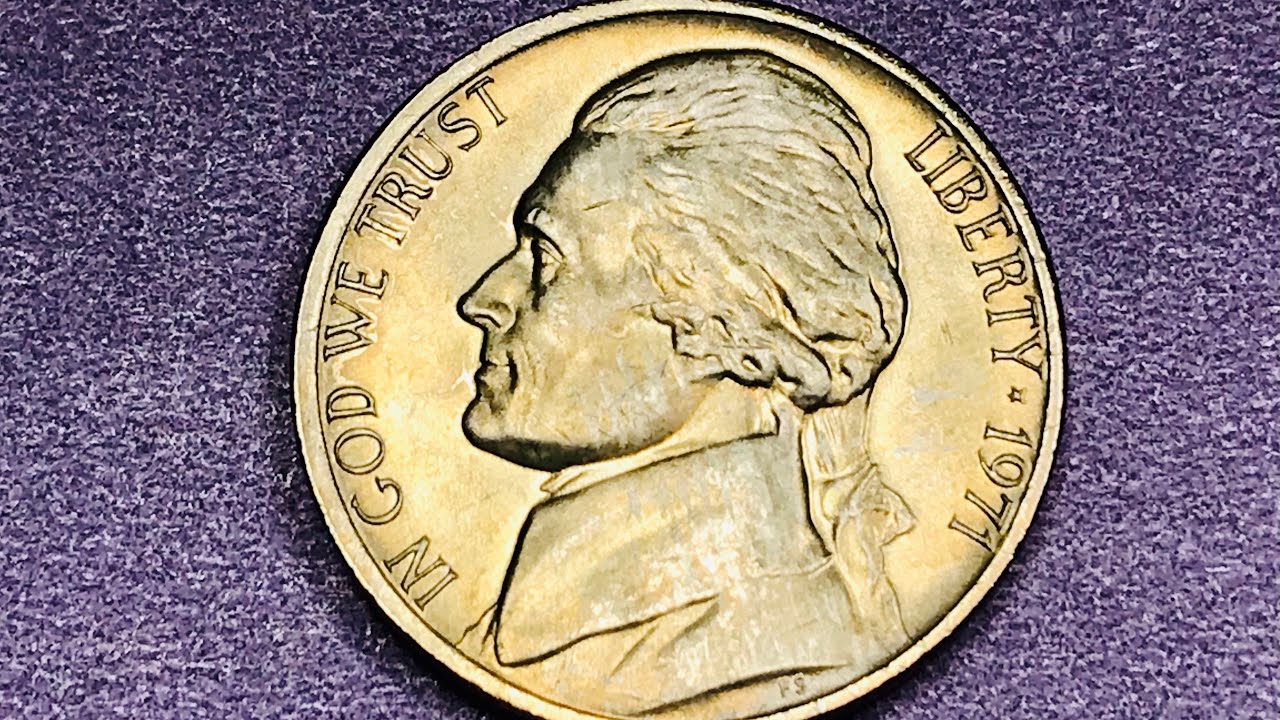 1971 US Jefferson Nickel Values - United States Five Cents - YouTube