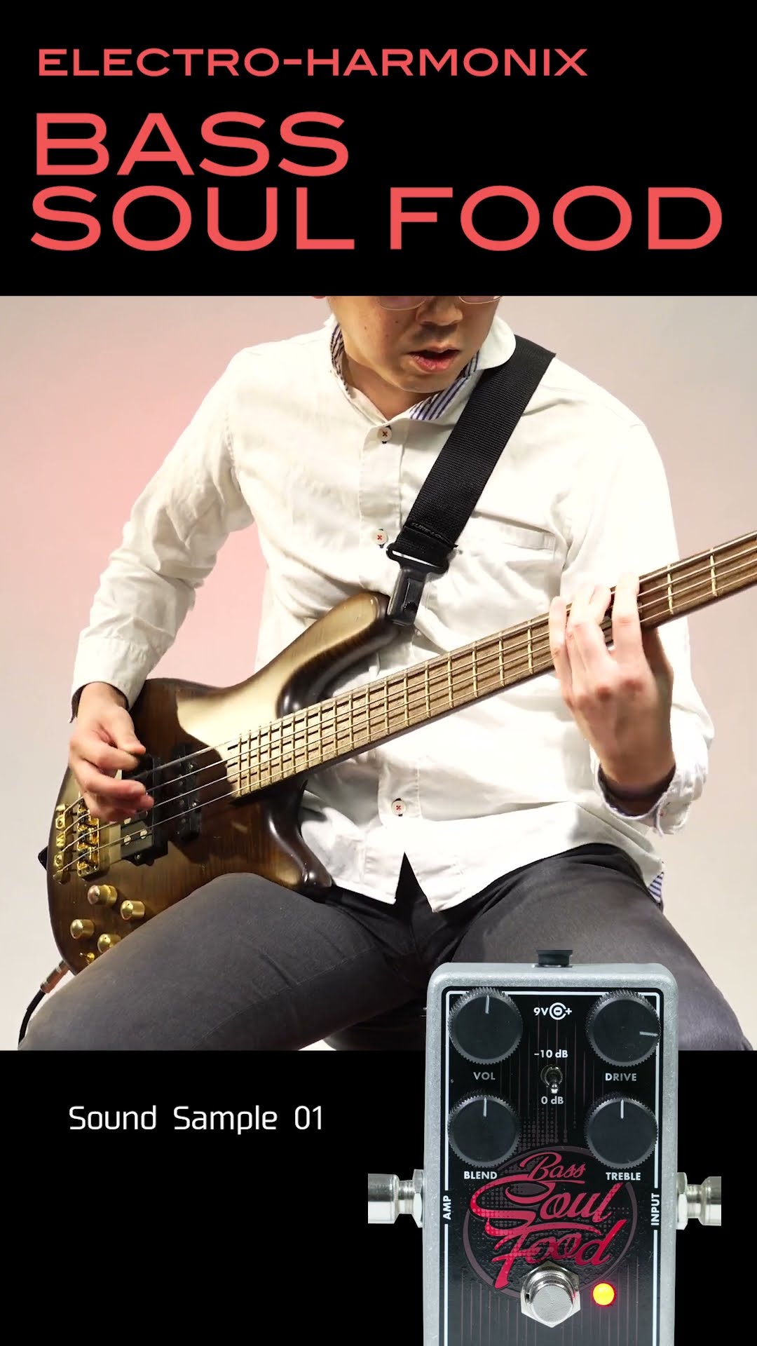 BASS SOUL FOOD ベース用オーバードライブ / ELECTRO-HARMONIX