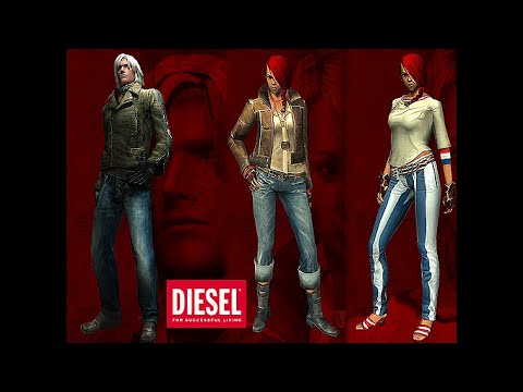 Devil May Cry 2 | [PS2] (All cutscenes with Diesel brand outfits