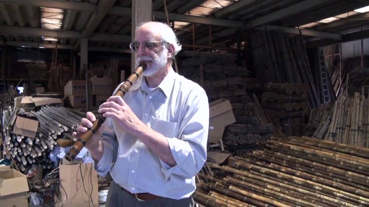 竹虎】アメリカ在住の尺八作家レベンソン（Monty H. Levenson）さんが