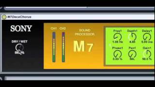SONY DPS M7 デジタルソニックモジュレーターのデカコーラスをM4Lに