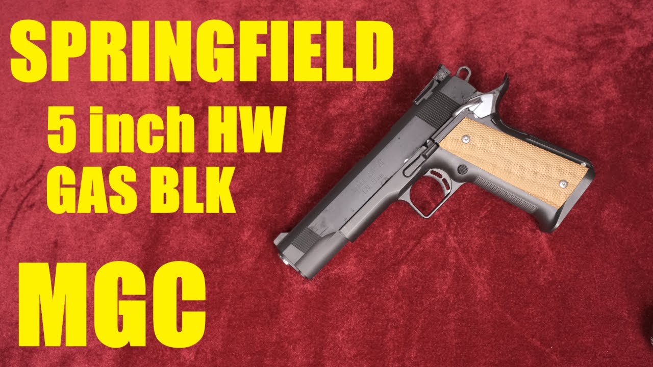 絶版レトロ・MGC Hi CAPA SFA 9mm 5inch（HW版） - YouTube