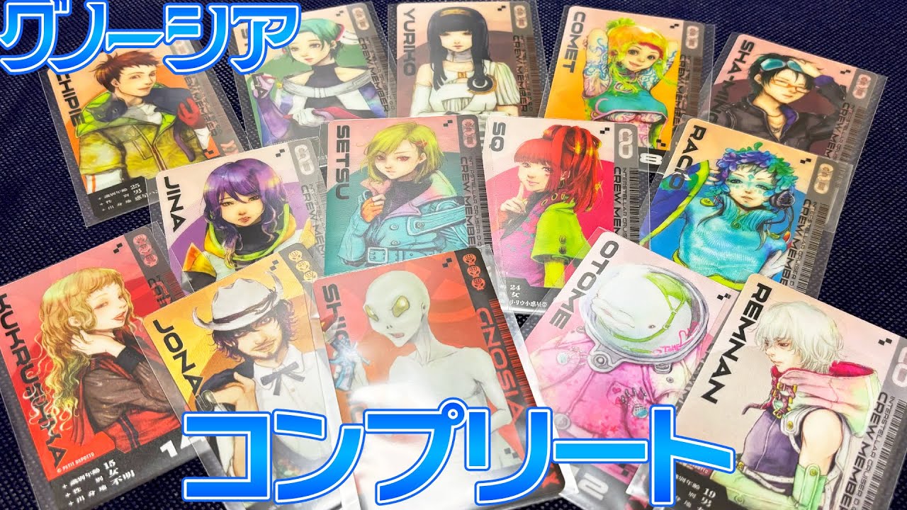 グノーシアのレンチキュラーカードを全種GETしてイイ感じのファイルに