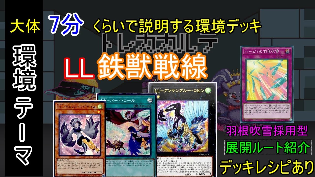 環境デッキLL鉄獣戦線の展開ルートとデッキを解説！！ 2枚展開全20