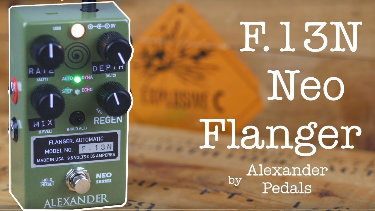 Alexander Pedals F13N Flanger - YouTube