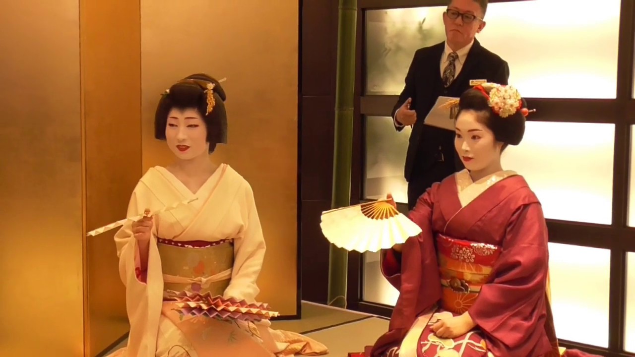 粋な祇園のお座敷遊び投扇興「高松三越大京都展」 - YouTube