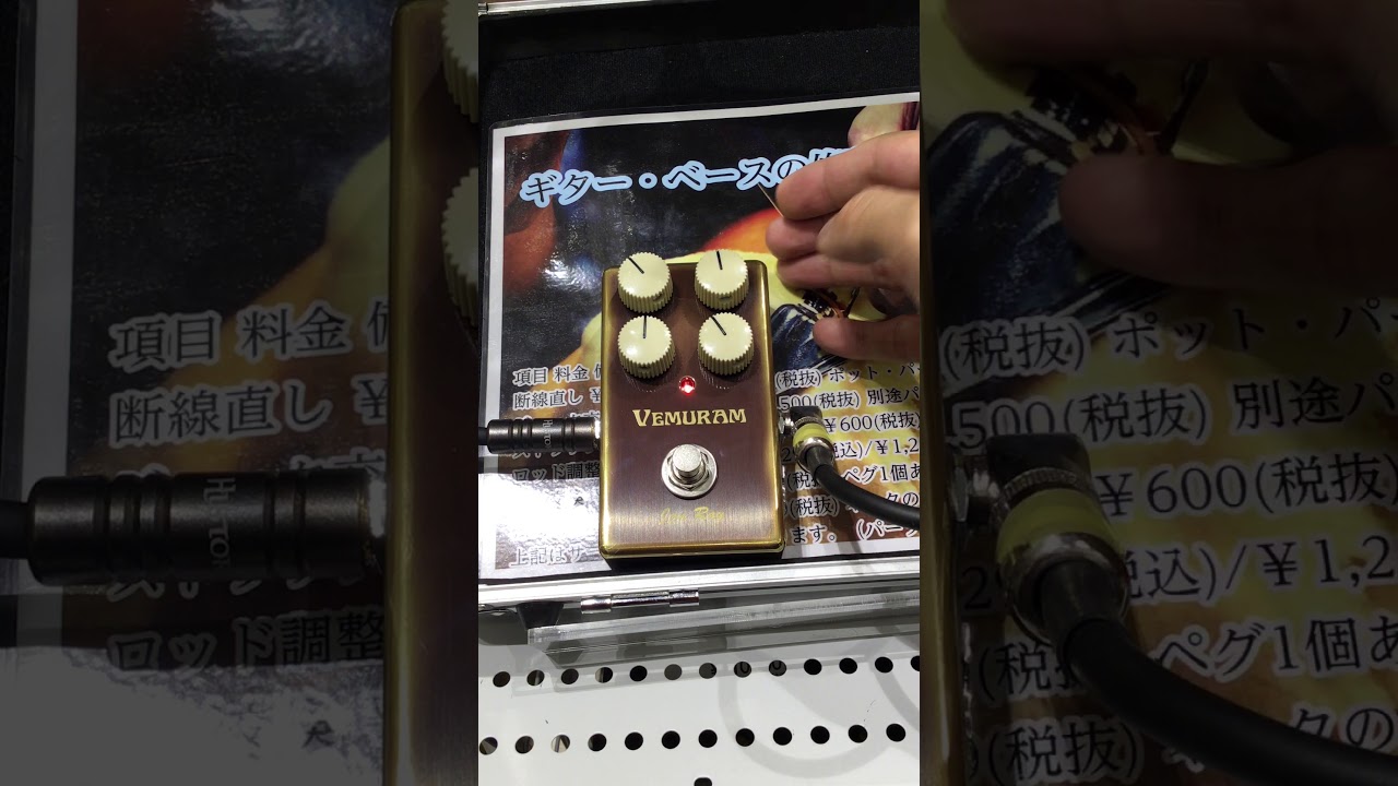 弾いてみた】ギターアドバイザーがVEMURAM 『Jan Ray』を弾いてみた