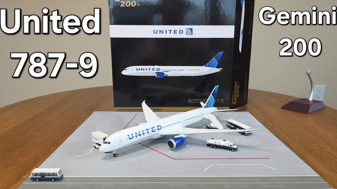 Gemini Jets 1:200 United 787-9 Unboxing and Reveiw - YouTube