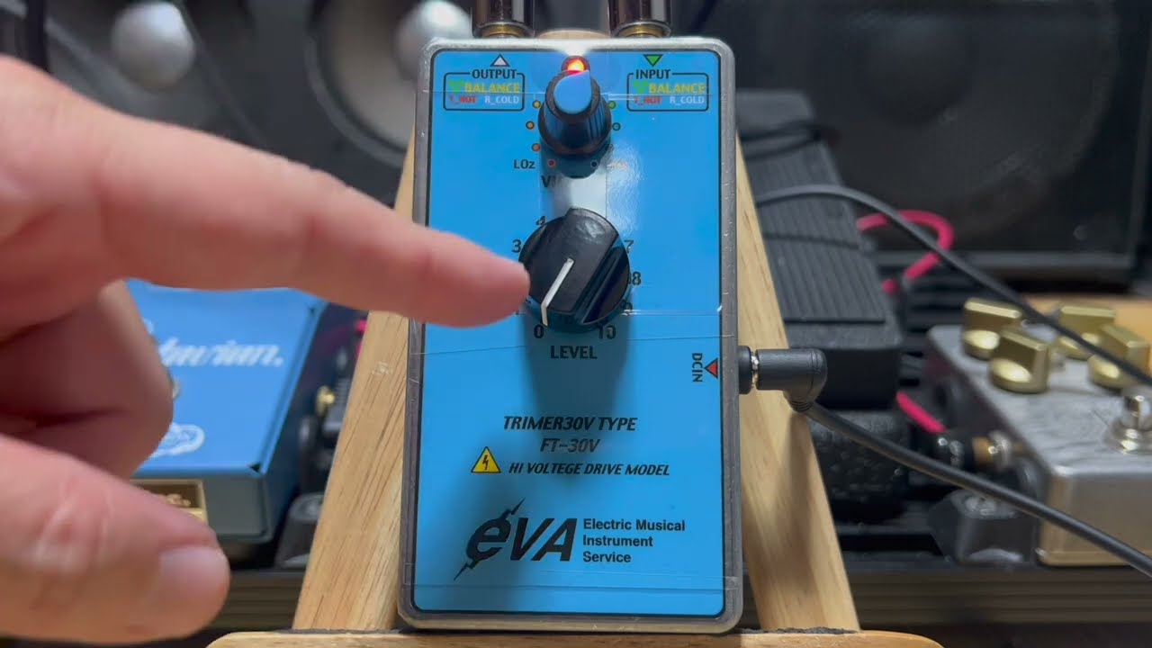 質問にお答え！EVA電子FT-30Vをアンプインプットの手前に繋いで歪ませ