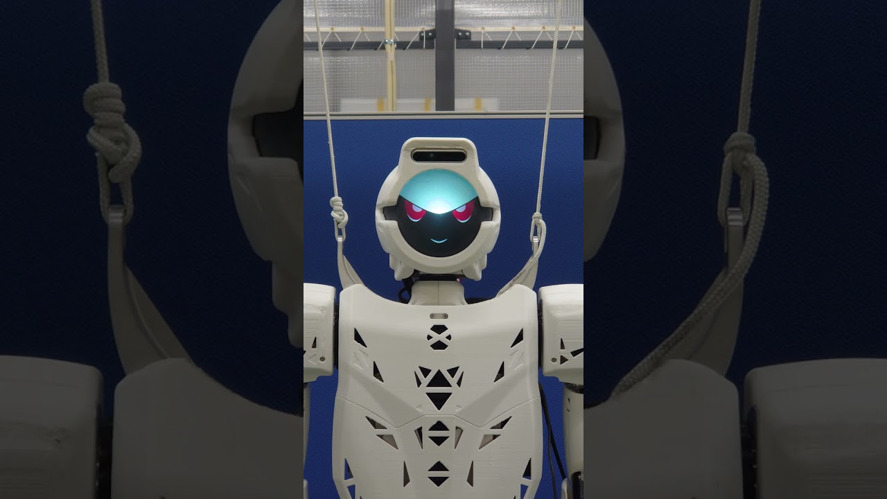 人とロボットが共生する社会」ヒューマノイドロボット