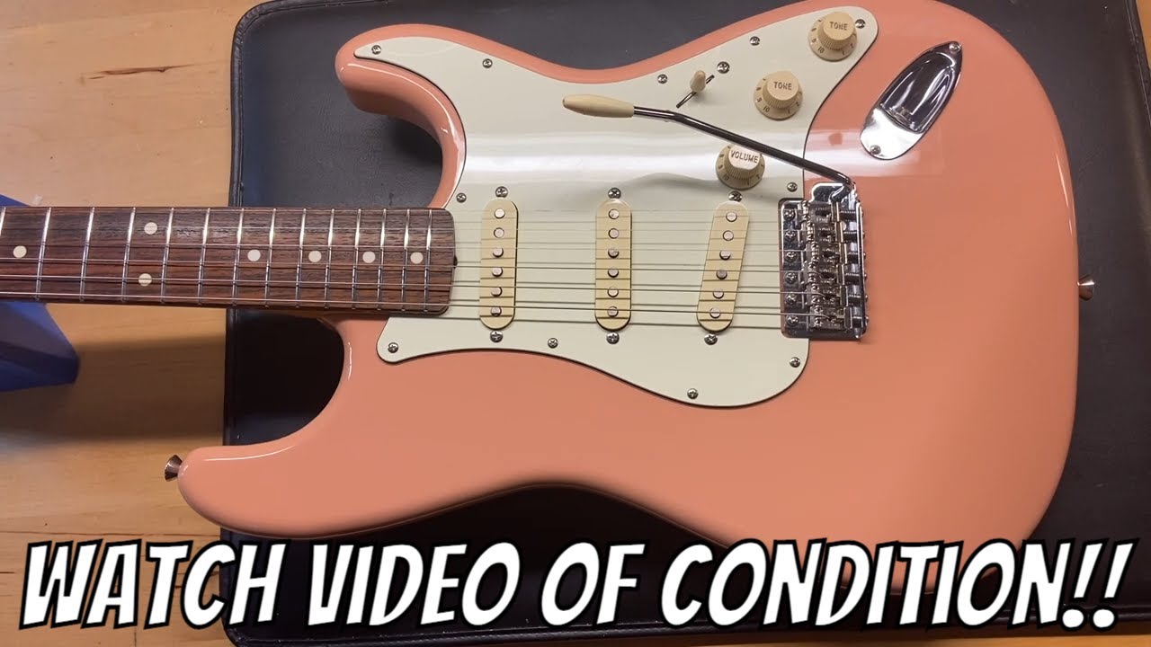 2010 Fender Japan ST62 TX '62 Reissue Stratocaster Shell Pink