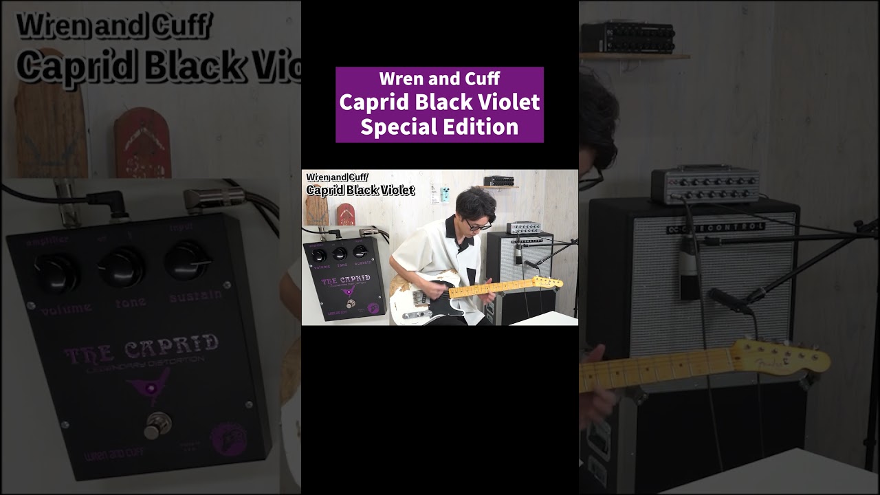 Wren and Cuff Caprid Black Violet Special Edition を佐藤和夫さん