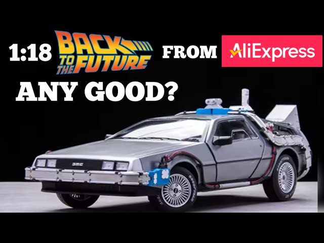 1/18 Back To The Future DMC Delorean Time Machine by Hotwheels