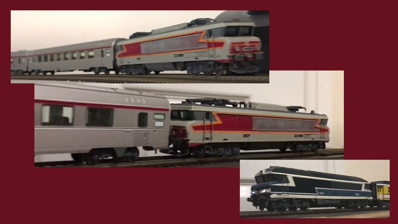 SNCF in HO: Vintage Jouef CC6500 and CC21000 locos improved! - YouTube